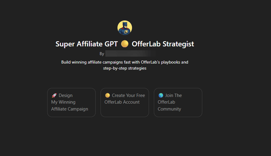 Super Affiliate ChatGPT Offerlab Strategiest