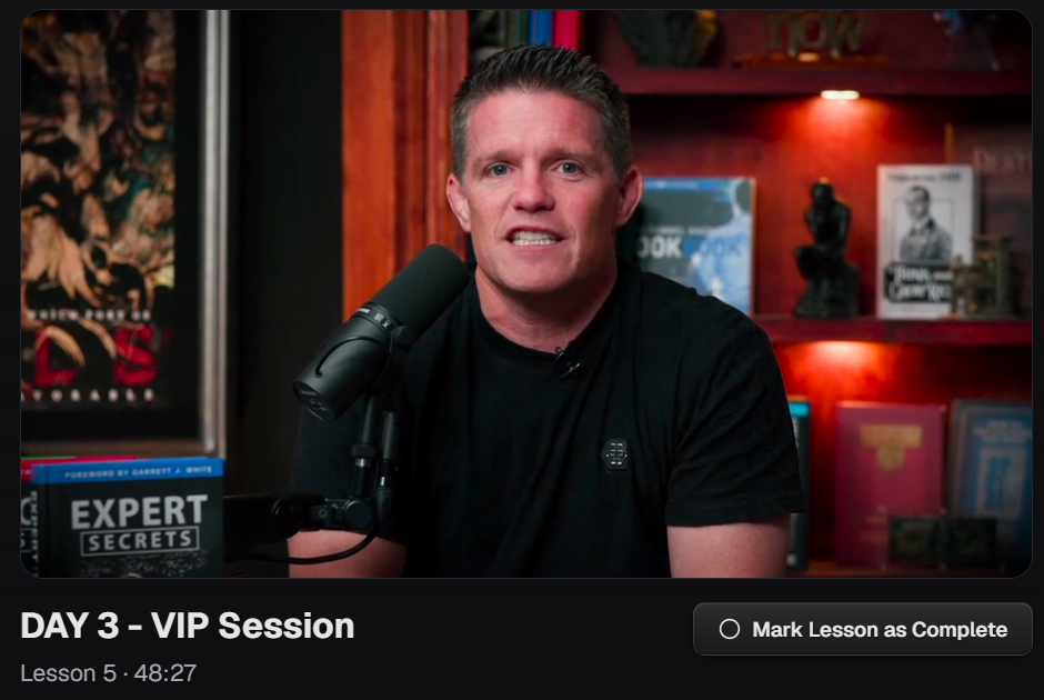 Russell Brunson AI Secrets Challenge VIP Session Replay Day 03