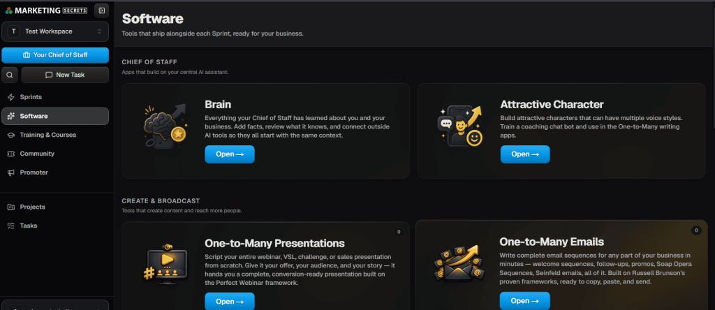Russell Brunson's Marketing Secrets AI - Software