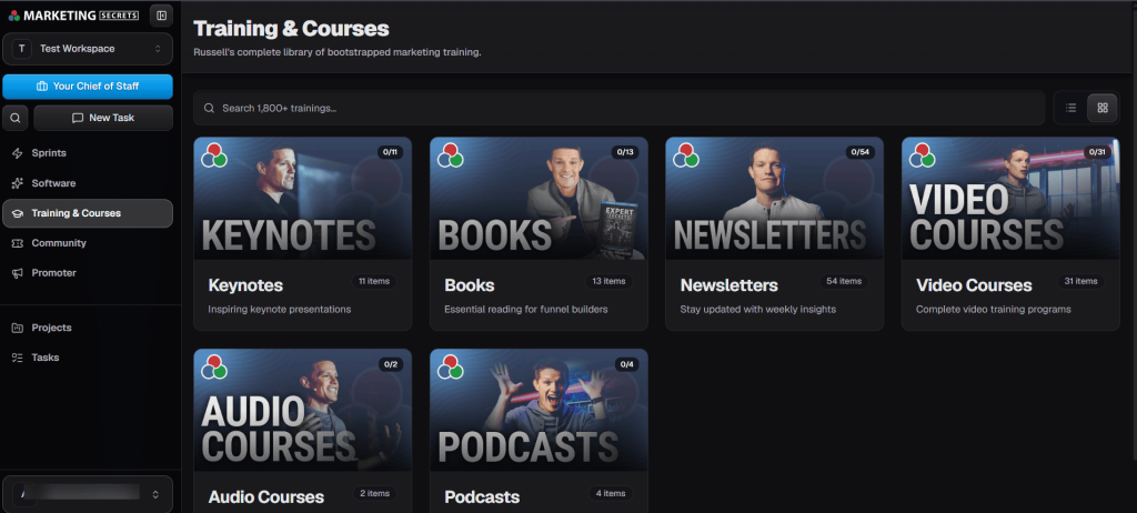 Russell Brunson Marketing Secrets AI Training & Courses